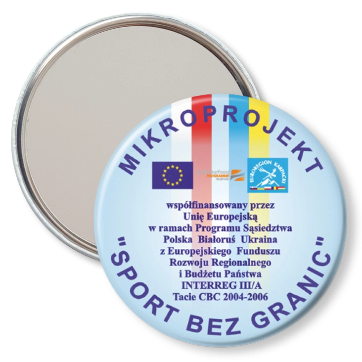 przypinka lusterko Sport bez granic