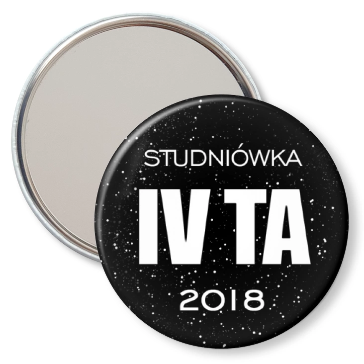 przypinka lusterko Studniówka 2018