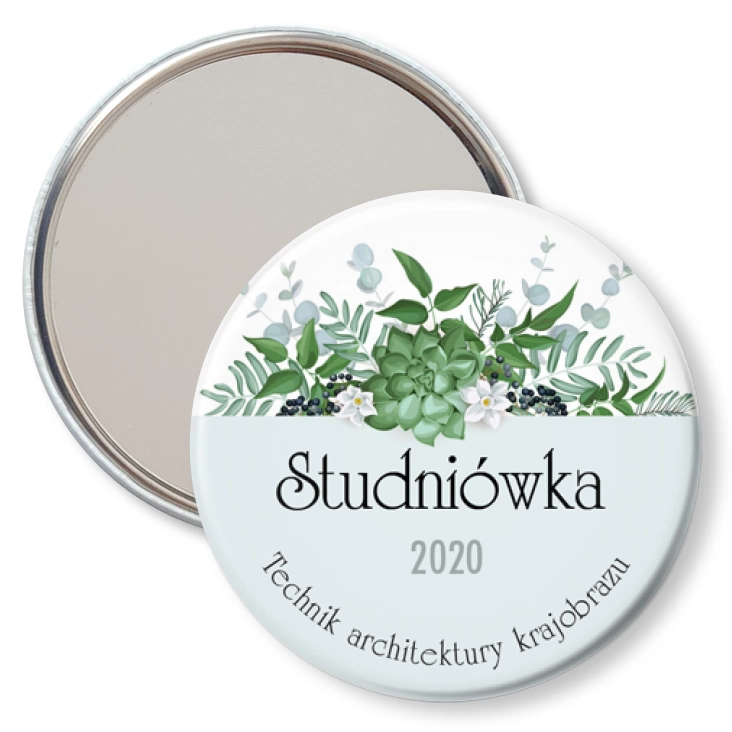 przypinka lusterko Studniówka 2020