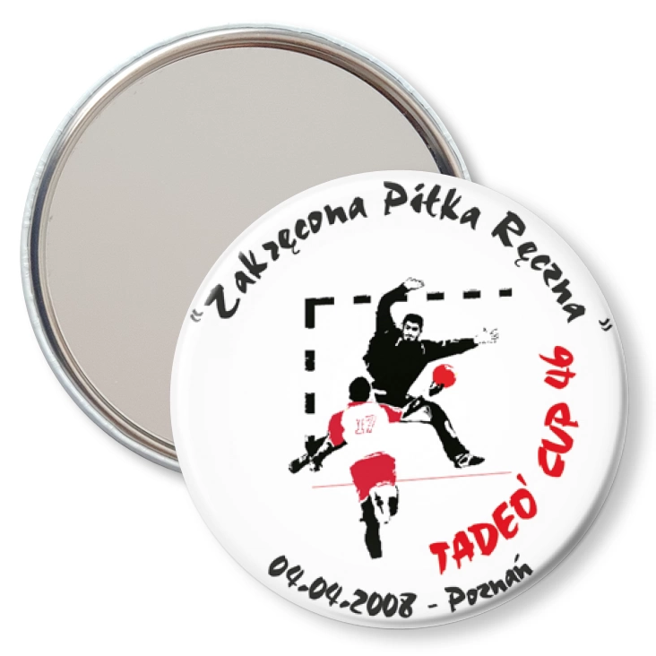 przypinka lusterko TADEO CUP SP nr 46 Poznań