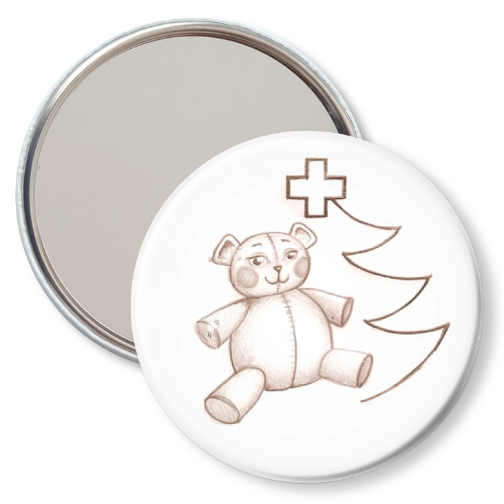 przypinka lusterko Teddy