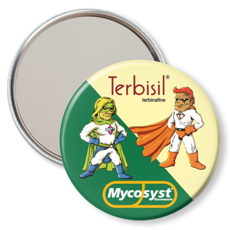 przypinka lusterko Terbisil