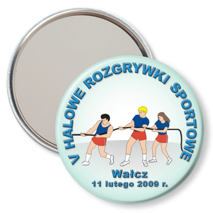 przypinka lusterko V Halowe Rozgrywki Sportowe