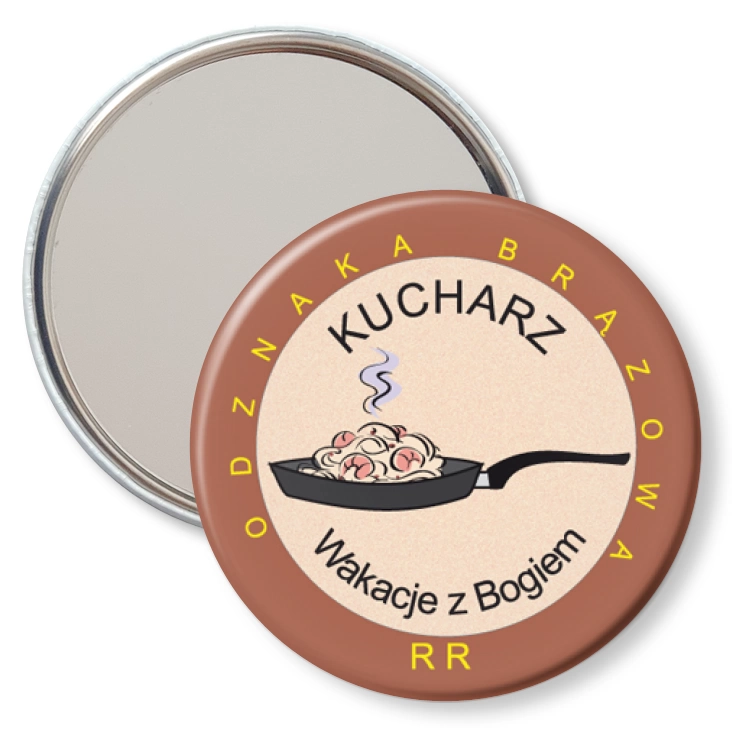przypinka lusterko Wakacje z Bogiem - Kucharz