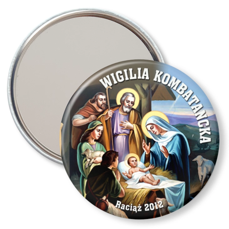 przypinka lusterko Wigilia Kombatancka