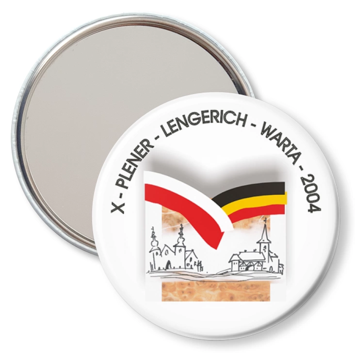 przypinka lusterko X - PLENER - LENGERICH - WARTA - 2004