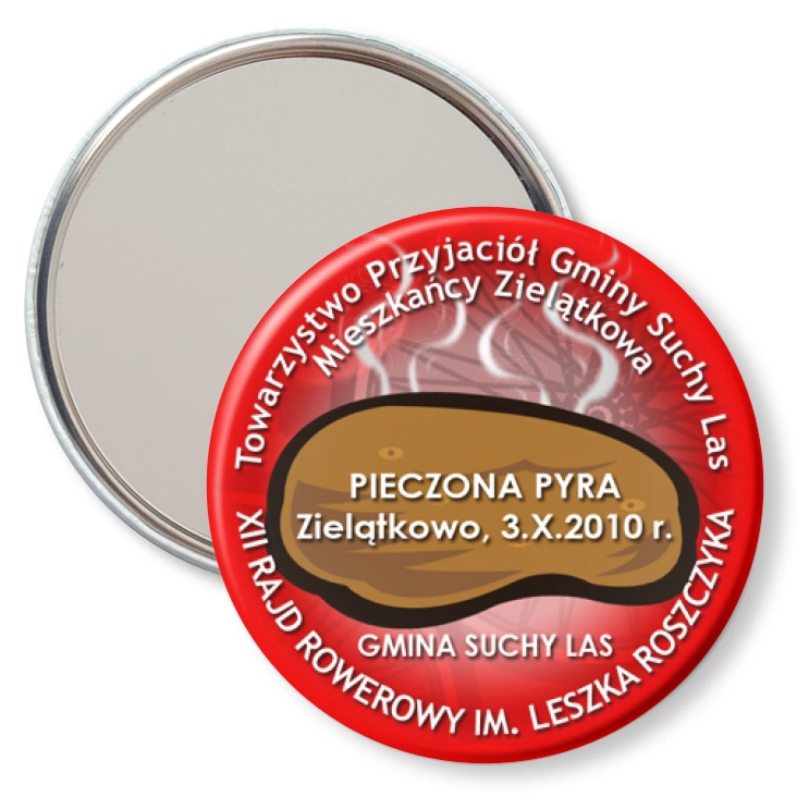 przypinka lusterko XII Rajd Rowerowy im. Leszka Roszczyka