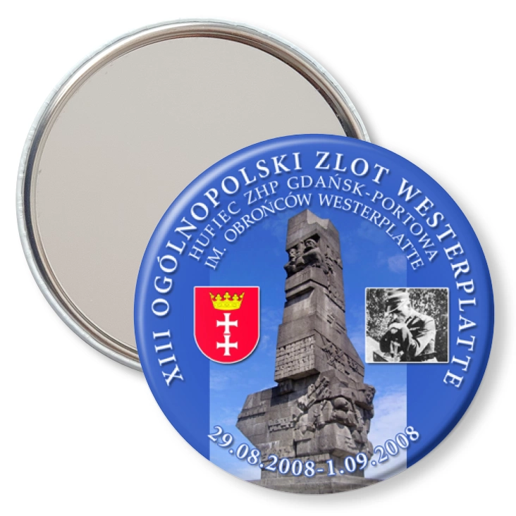 przypinka lusterko XIII Ogólnopolski Zlot Westerplatte