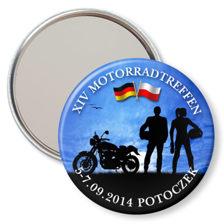przypinka lusterko XIV Motorrad Treffen