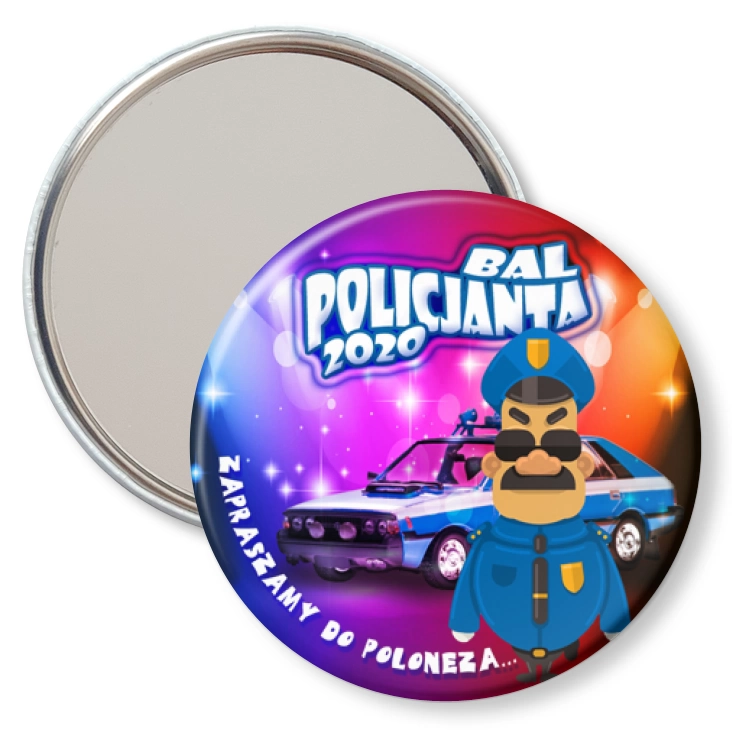 przypinka lusterko Bal Policjanta 2020