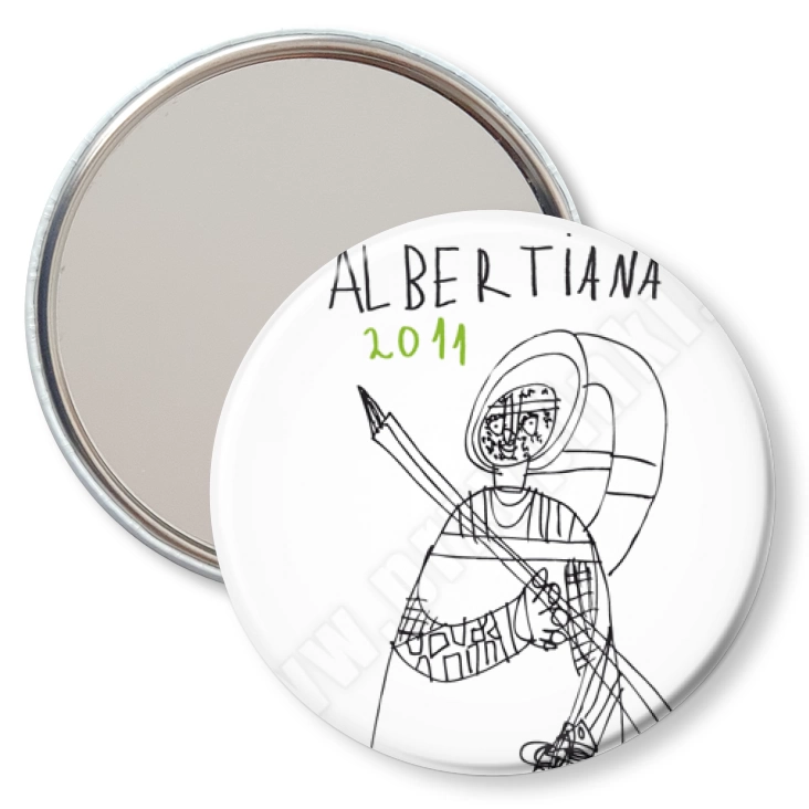 przypinka lusterko Albertiana 2011