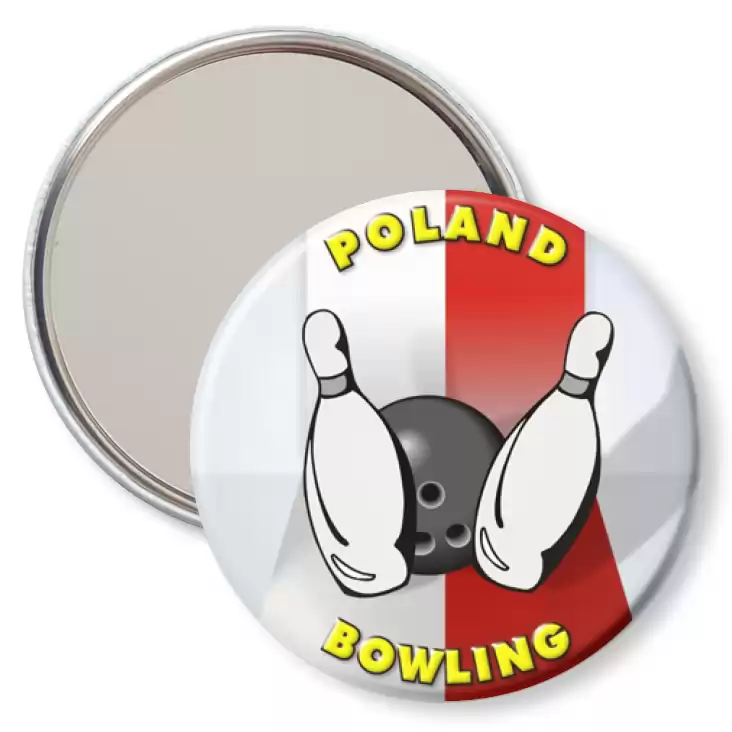 przypinka lusterko Bowling Poland 2006