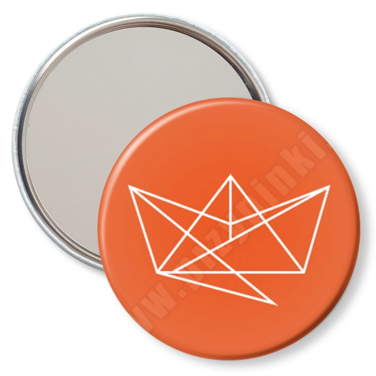 przypinka lusterko Cukier Puder