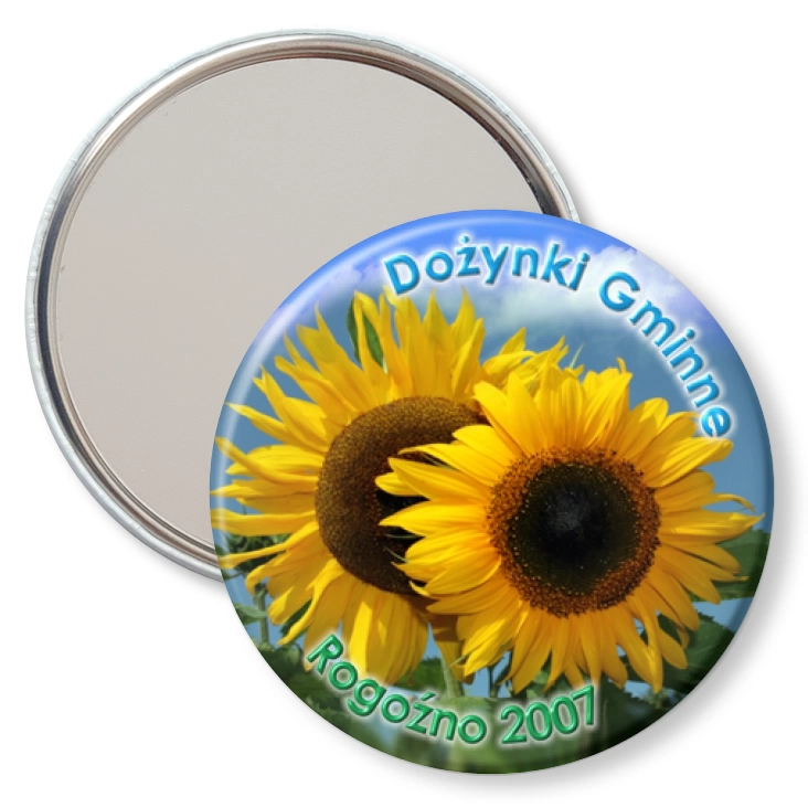 przypinka lusterko Dożynki Gminne - Rogoźno 2007