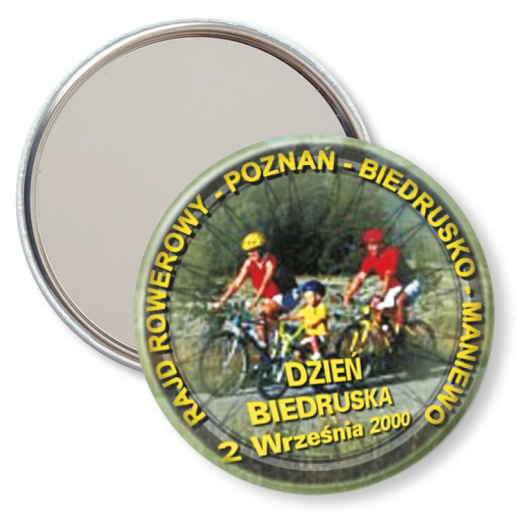 przypinka lusterko Dzień Biedruska 2000