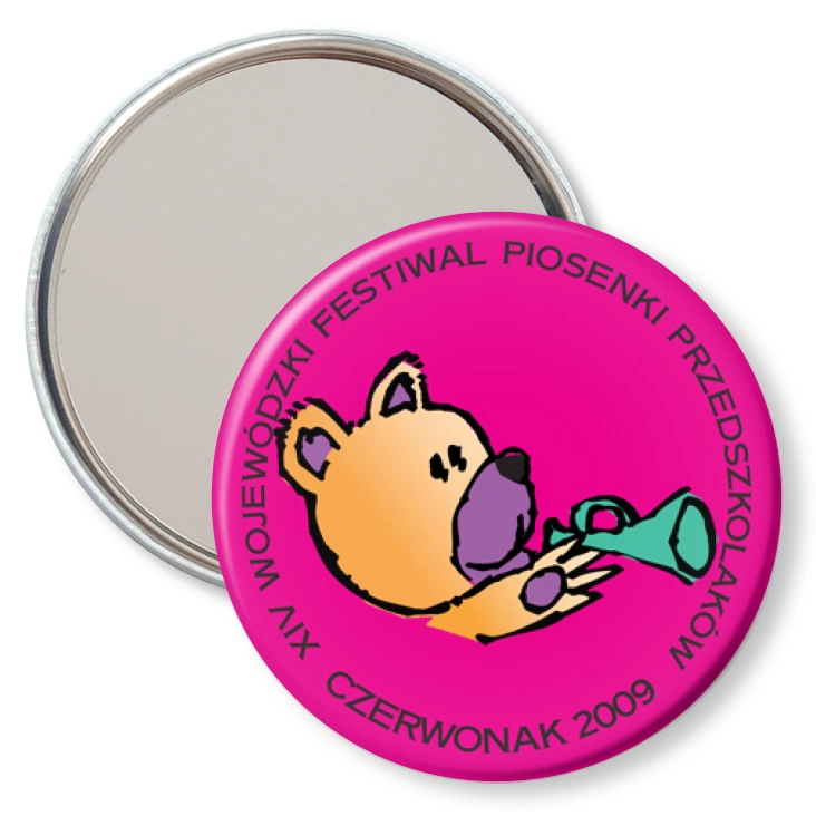 przypinka lusterko Festiwal Piosenki Przedszkolaków