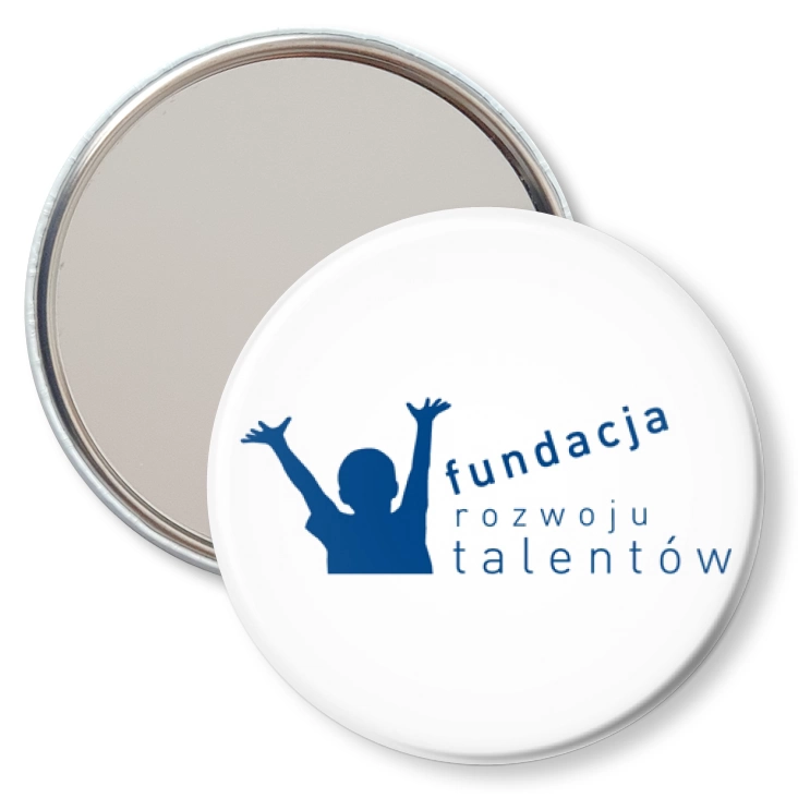 przypinka lusterko Fundacja rozwoju talentów