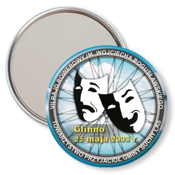 przypinka lusterko Glinno 2003
