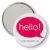 Przypinka lusterko Hello! studio