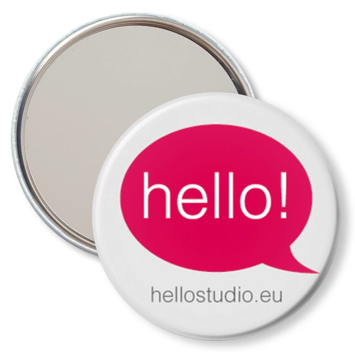 przypinka lusterko Hello! studio