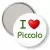 Przypinka lusterko I love Piccolo