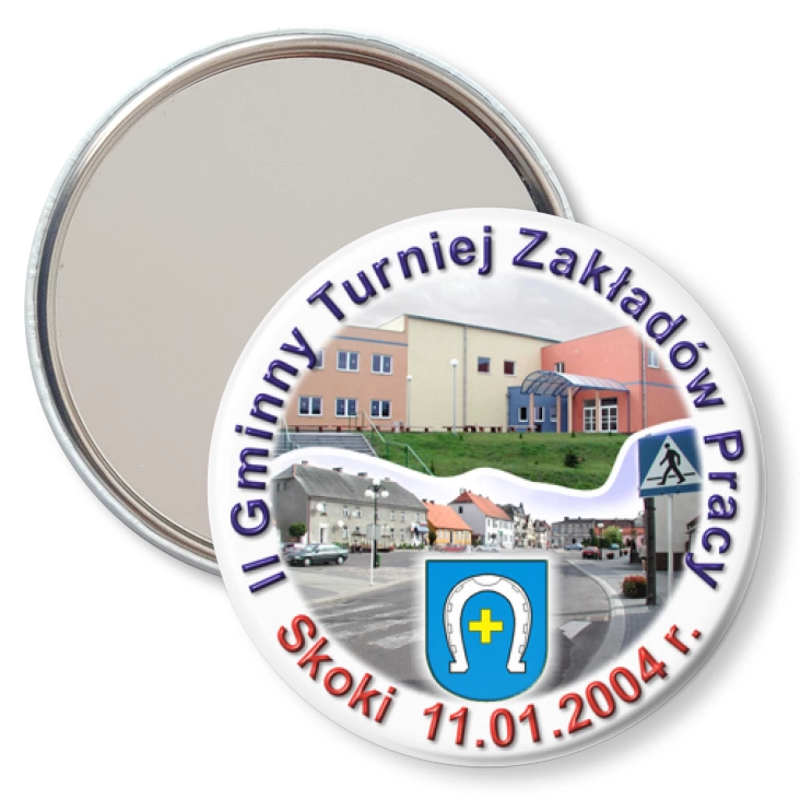 przypinka lusterko II Gminny Turniej Zakładów Pracy