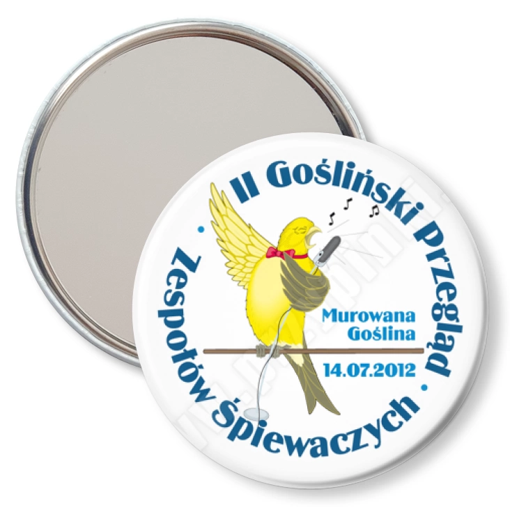 przypinka lusterko II Gośliński Przegląd Zespołów Śpiewaczych