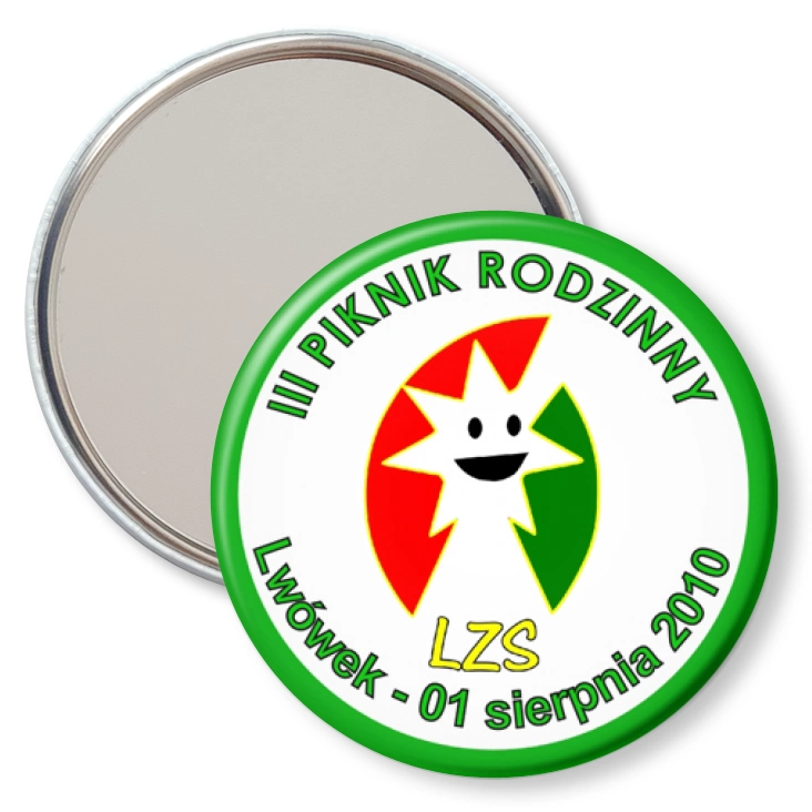 przypinka lusterko III Piknik Rodzinny - Lwówek 2010
