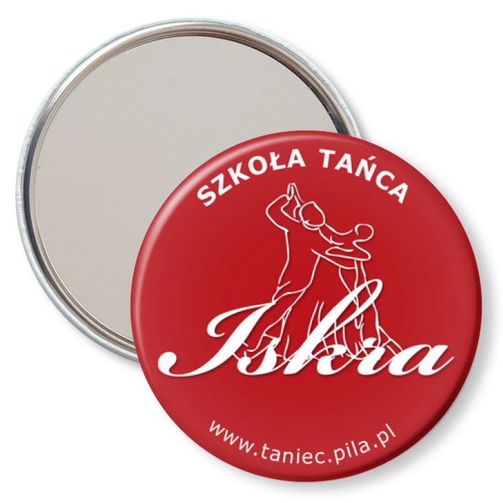 przypinka lusterko Iskra