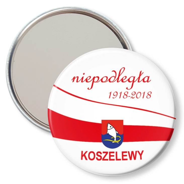 przypinka lusterko Koszelewy