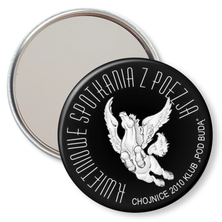 przypinka lusterko Kwietniowe spotkania z poezją