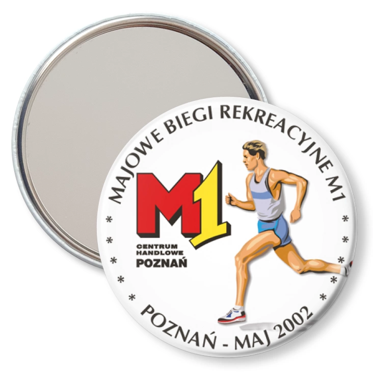 przypinka lusterko Majowe Biegi Rekreacyjne M1 2002
