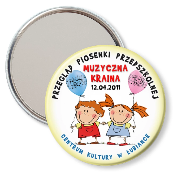 przypinka lusterko Muzyczna Kraina 2011