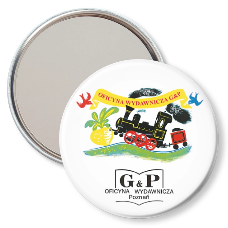 przypinka lusterko Oficyna Wydawnicza G&P