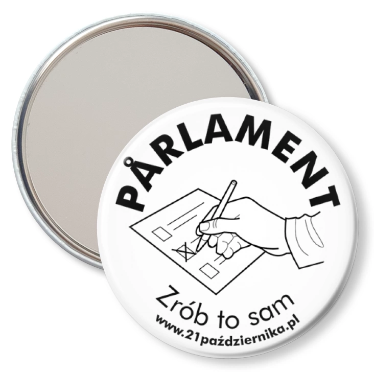 przypinka lusterko Parlament