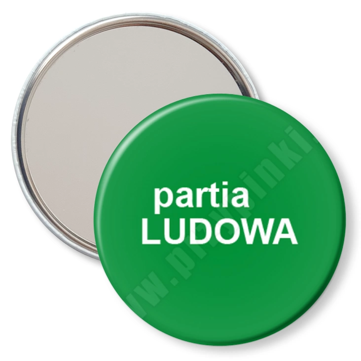 przypinka lusterko Partia ludowa