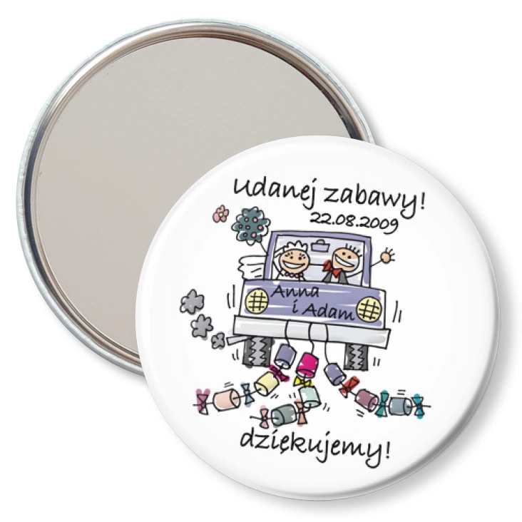 przypinka lusterko Podziękowania