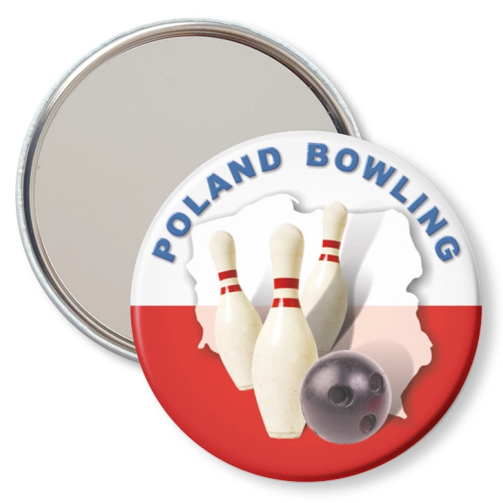 przypinka lusterko Poland Bowling