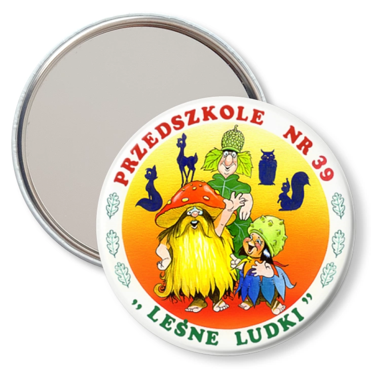 przypinka lusterko Przedszkole nr 39