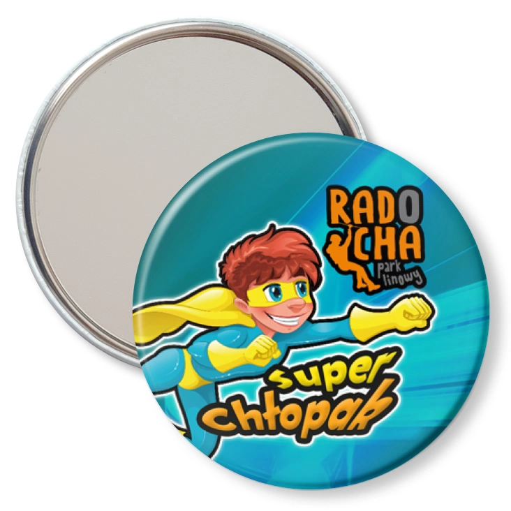 przypinka lusterko Radocha - Super Chłopak