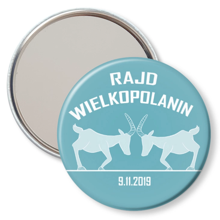 przypinka lusterko Rajd Wielkopolanin