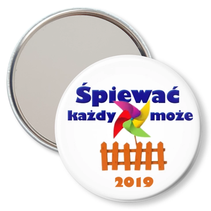 przypinka lusterko Śpiewać każdy może
