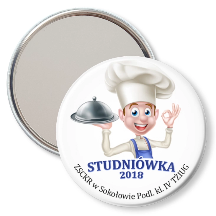 przypinka lusterko Studniówka 2018