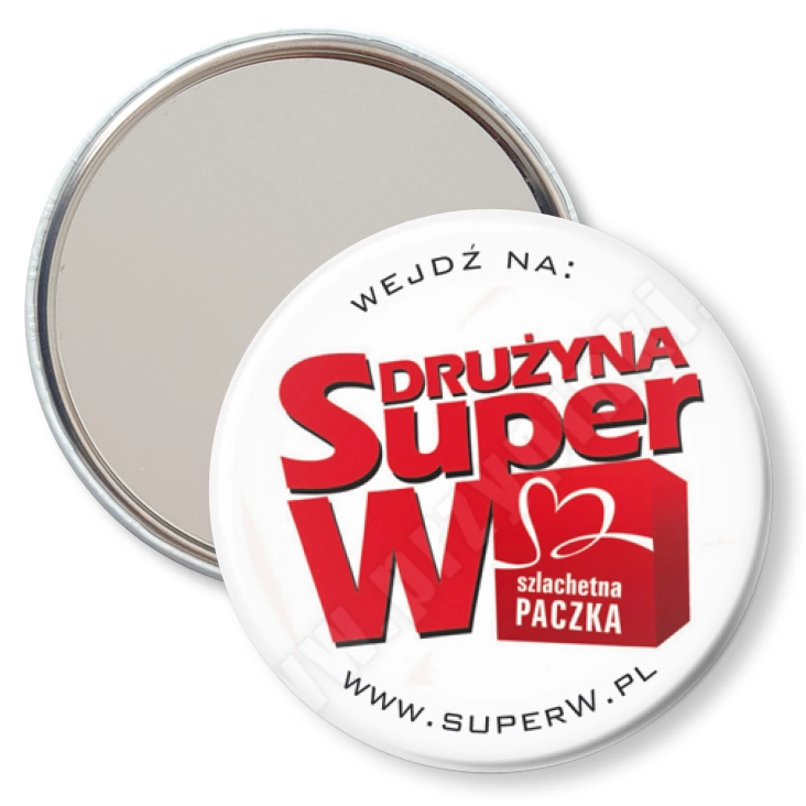 przypinka lusterko Szlachetna Paczka