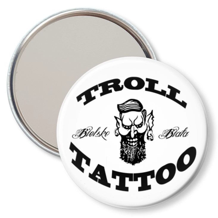 przypinka lusterko Troll Tattoo