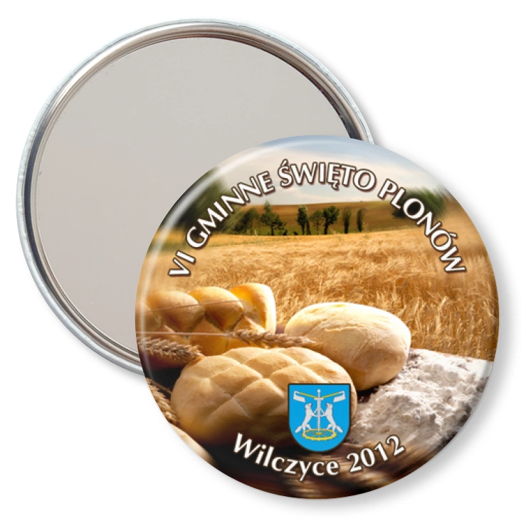 przypinka lusterko VI Gminne Święto Plonów