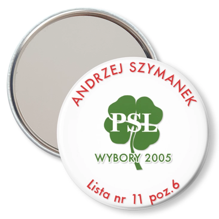 przypinka lusterko Wybory 2005