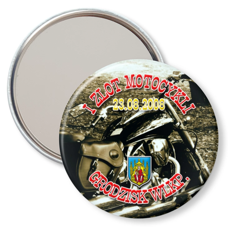 przypinka lusterko Zlot Motocykli Grodzisk Wlkp.