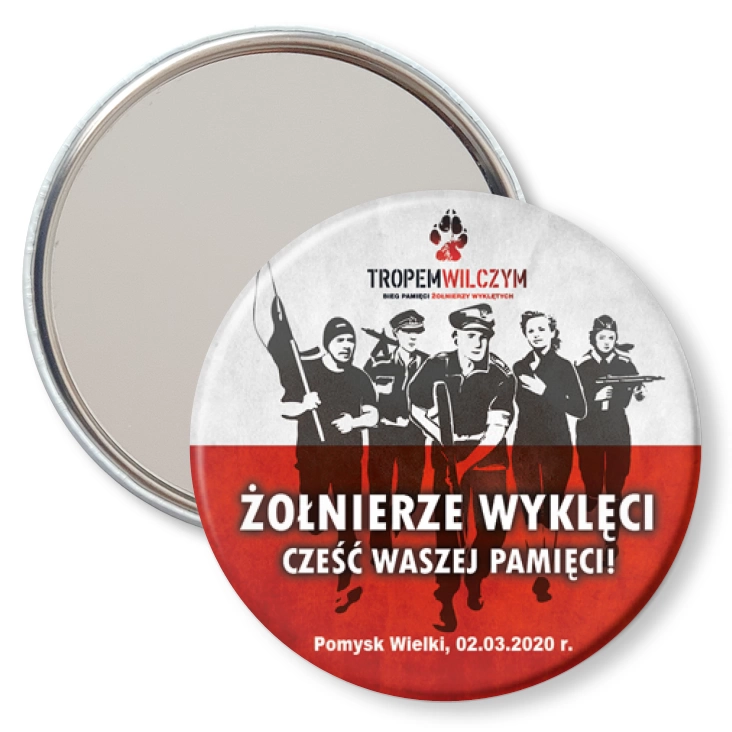 przypinka lusterko Żołnierze wyklęci, Pomysk Wielki