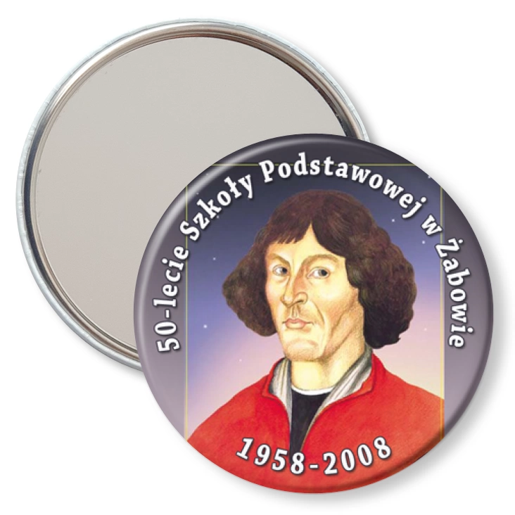 przypinka lusterko 50-lecie SP w Żabowie